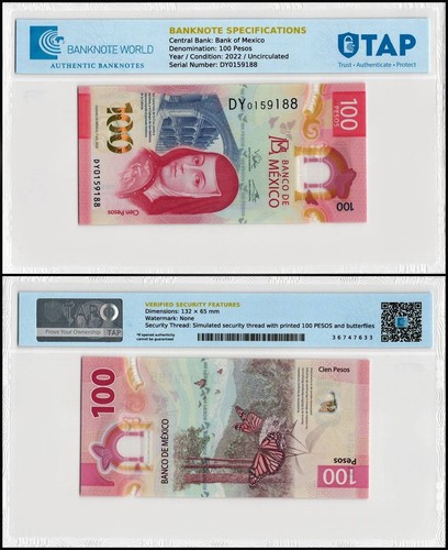 Messico 100 pesos 2022 - messico,