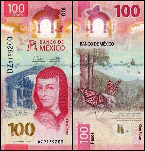 Messico 100 pesos - ,, 2022