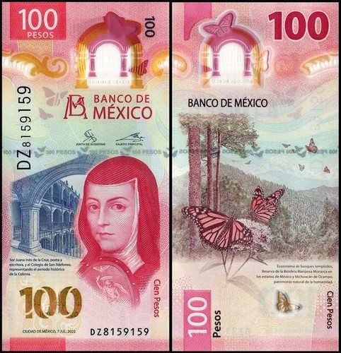 Messico 100 pesos - ,, 2022