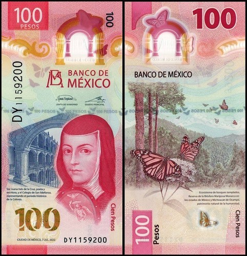 Messico 100 pesos - ,, 2022